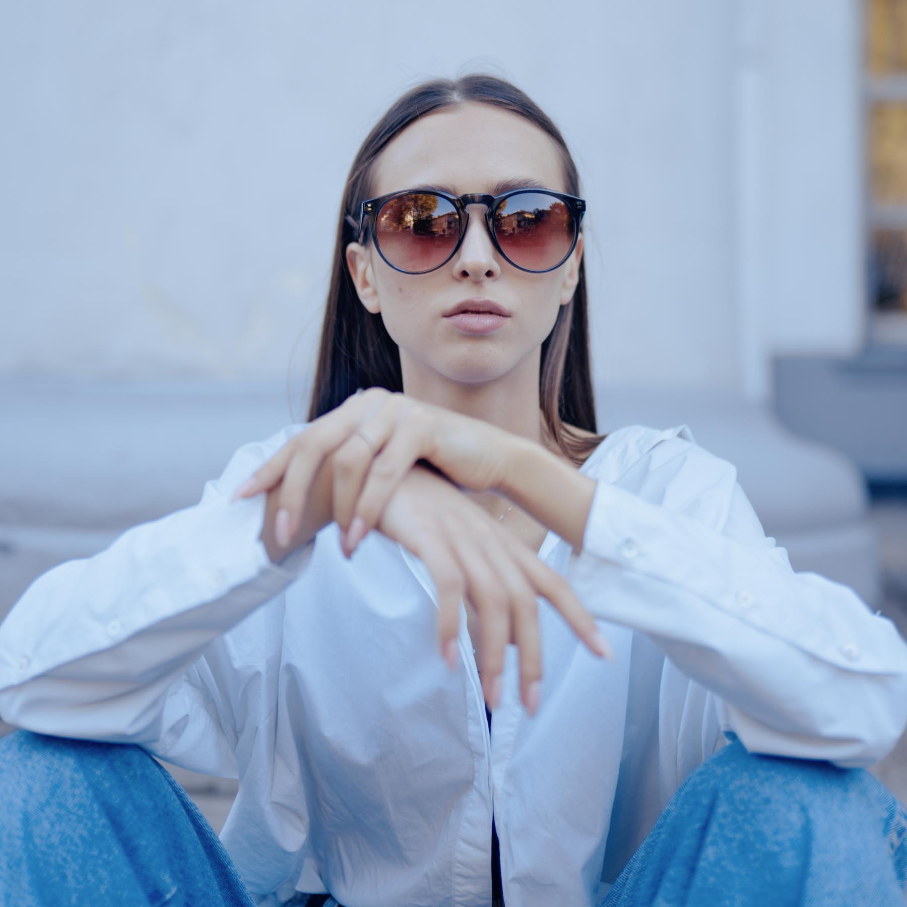 premium sunglasses that we make in Italy from lightweight materials